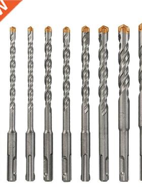 9Pcs 160mm Electric Hammer Drill Bits 5/6/8/10/12/14/16mm Cr