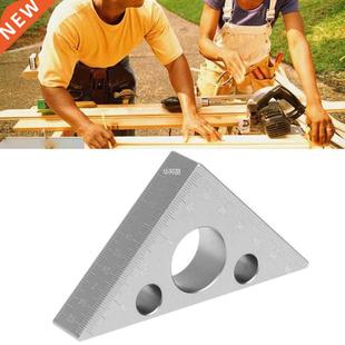 Aluminum Ruler Alloy Metric Height Woodworking Inch Triangle
