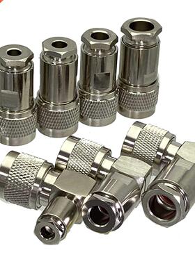 5pcs N Male Plug Connector Clamp RG58 RG142 / RG8X / RG5 RG6