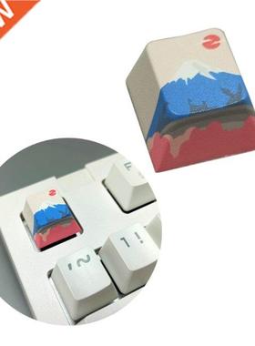 1 Pc DIY Mount Fuji Keycap Personality Key Cover for Mechani