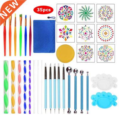 20/35pcs/set Mandala Dotting Tools for  Painting Rock Sto