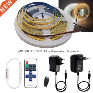 Flexible Thin 84LEDs Strip Super COB LED DC12V Soft 5mm