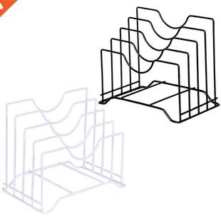 Holder Slots Pan Lid Pot Kitchen Organizer Rack Pack