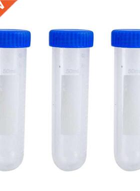 Pack of  Transparent 50ml Centrifuge Tubes Set Graduated Sc