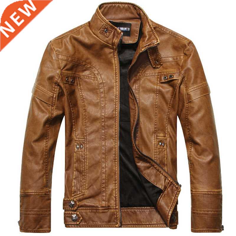 Leather jacket men motorcycle jackets jaqueta de couro mascu