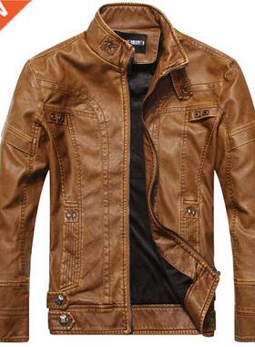 Leather jacket men motorcycle jackets jaqueta de couro mascu