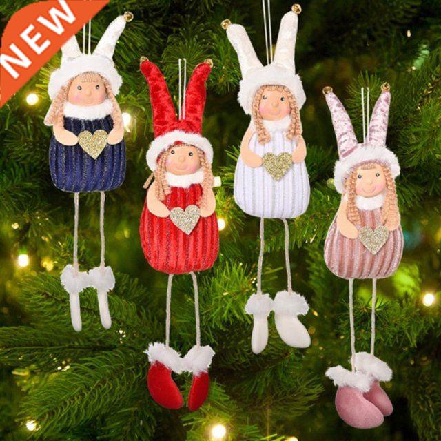 1pcs Christmas Angel Love Bell Christmas Tree Pendants Ornam