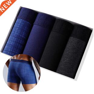 4pcs Set Men Boxer Shorts Soft Boxers for Men's Panties Men