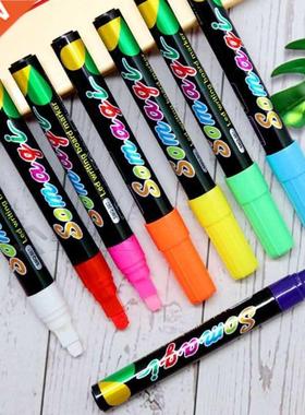 8 8 Colors Highlighter Fluorescent Liquid Chalk Marker Neon