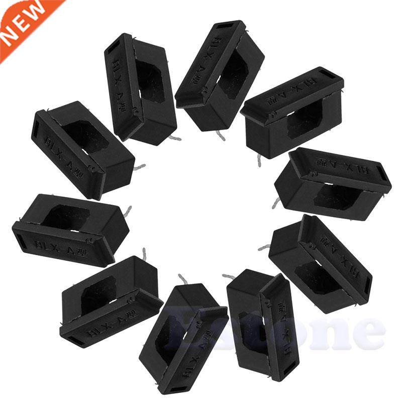 10Pcs AGC Fuse Holder Container with Cover BLX-A Type Black