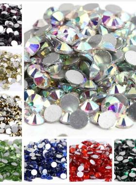 SS3~SS30 AAAAA Top Quality Crystal Non Hotfix Nail art Rhine