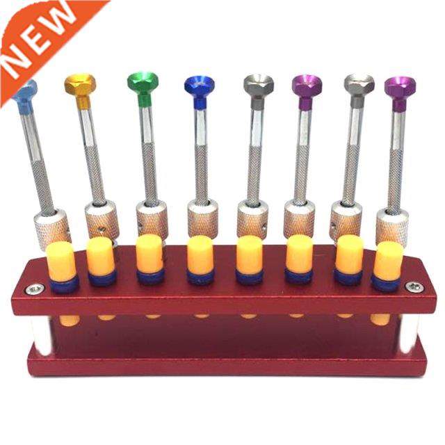 8 Pcs Watch Screwdrivers with Metal Stand Tool for Watch Rep