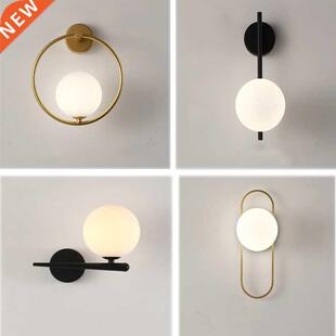 Nordic Glass Ball LED Wall Light for Living Room Interior Be