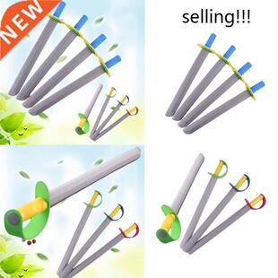 4 Pcs Foam Sword Shield Toy Set for Kids Pretend Play Fake S
