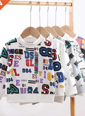 Children's Sweaters Baby Boys Hoodies Toddler Girls Spring A