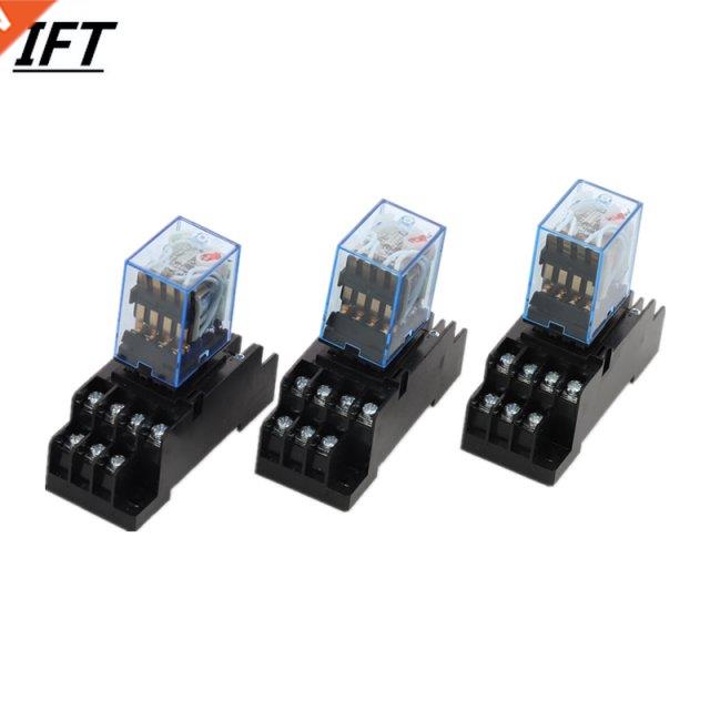 MY4NJ HH54PL AC 12 24 110 220V Coil 3A Electromagnetic Relay