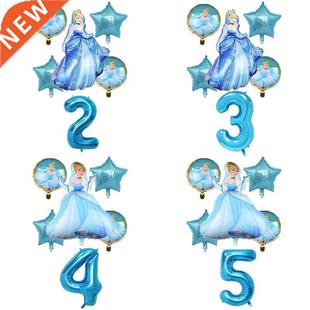 Number 32inch Balloon Set Weed Cinderella Birthday Princess