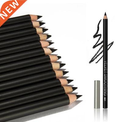 12pcs/lot Eyeliner Black Waterproof Long-lasting Portable Ey