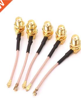 5pcs 5cm SMA Connector Cable Female Right Angle To Ufl/IPX/I