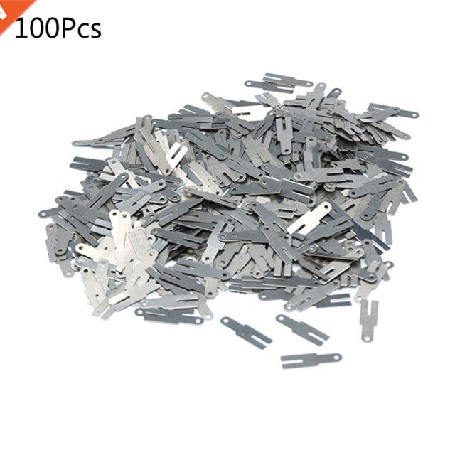 100pcs/lot 0.15*20*4 H type Nickel Plated Steel Strap Strip