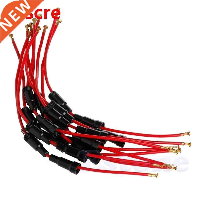 10Pcs AGC Fuse Holder Case In-Line Plastic Screw Type With W