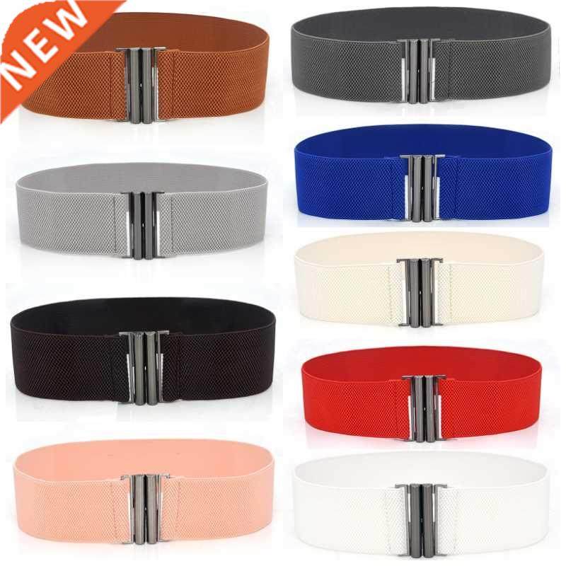 1Pc Width 6cm Women Stch Elastic Big Wide Waist Belts Dress