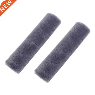 2pcs Soft Car Seatbelt Cover Sheepskin Seat Belt Pillow Pad