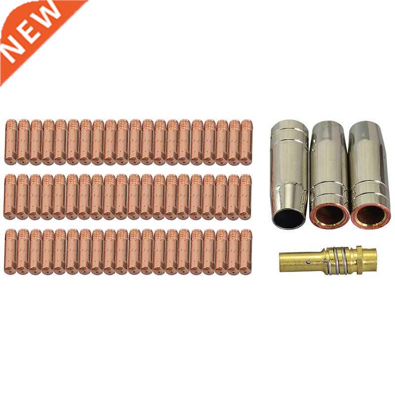 64Pcs M15 Contact Tip Gas Nozzle Tip Holder for 15AK Co2 MI