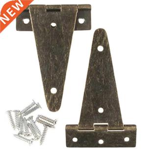 Hinge Heavy Wine Ronze Box Flat Wooden 2pcs Duty