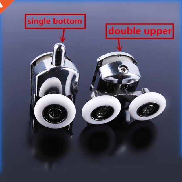 4pcs/set 23/25/27mm shower Pulley Wheels Brass Znc Alloy Be