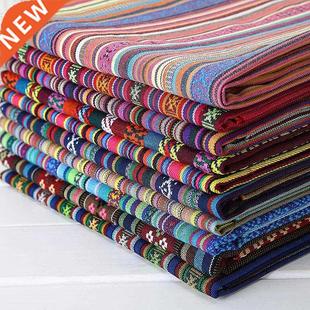 linen fabric textile Ethnic sofa cotton patchwork ver style