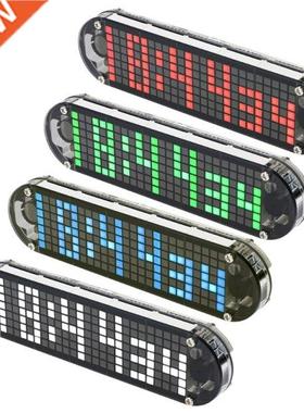 2021 New DS21 Multifunction Alarm Clock LED Dot Matrix Ani