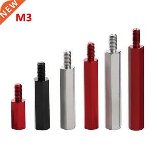 10Pcs M3*L+6mm Pillars Hex Standoff Spacer Screws Nuts Alumi