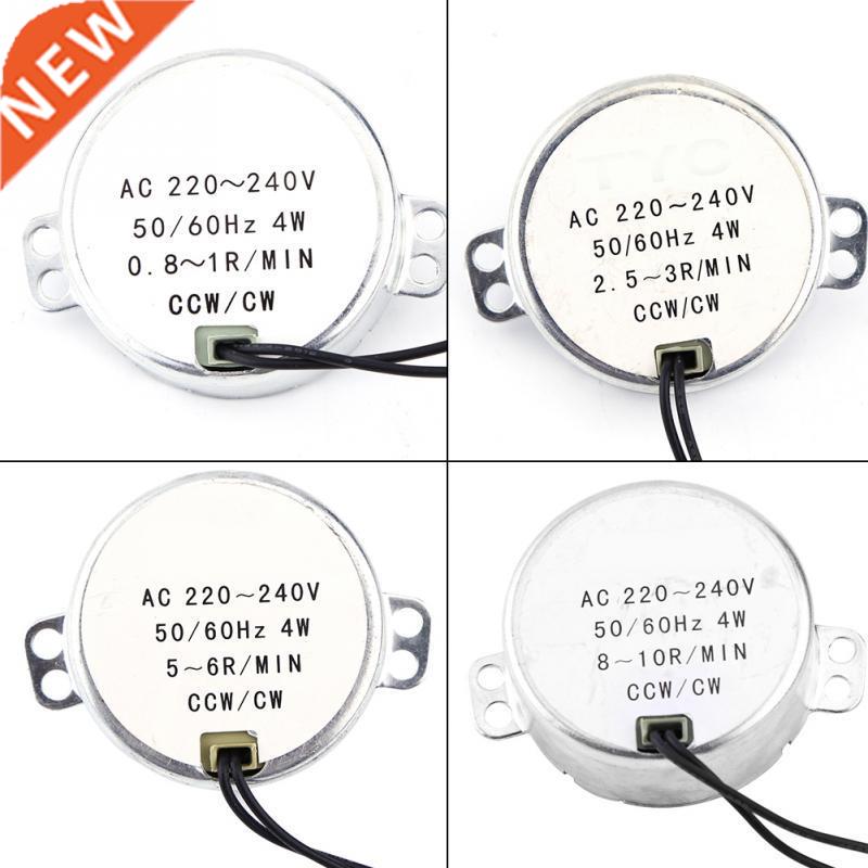 AC 220-240V Synchronous Motor 50/60Hz 4W Geared Motor CW/CCW
