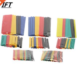 164Pcs Assorted Polyolefin Heat Shrink Tubing Tube Cable Sle