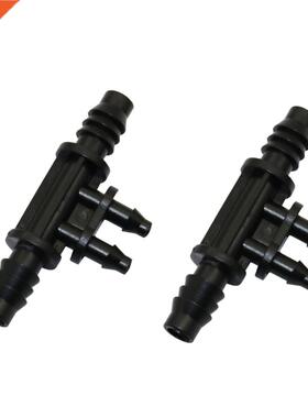 8/11mm To 4/7mm Barbed Cross Double Head Garden Water Connec