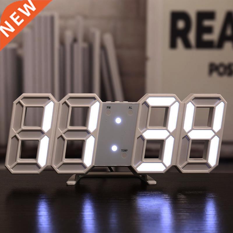 Nordic Led Digital Alarm Clocks Bedroom Wall Hanging Watch T