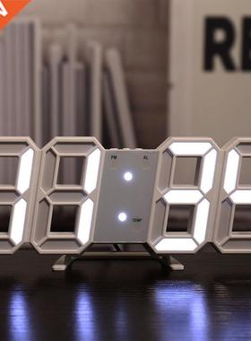 Nordic Led Digital Alarm Clocks Bedroom Wall Hanging Watch T