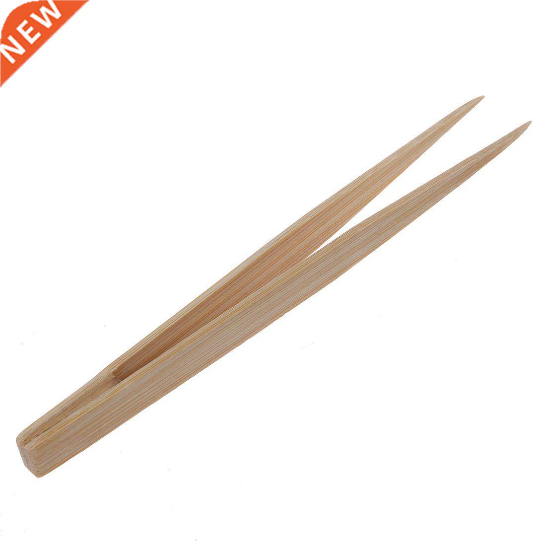 pointy tip bamboo straight tweezer tea tong handy tool