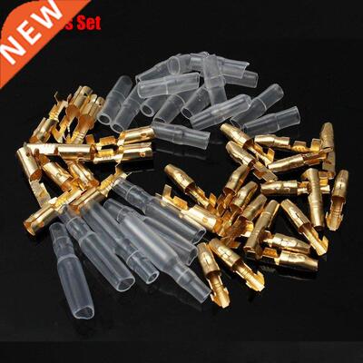 200pcs 3.9mm Male Female Electric Cable Wire Connector Socke