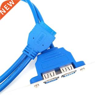 Cable Back Header Pin Bracket Expansion Panel 3.0 USB