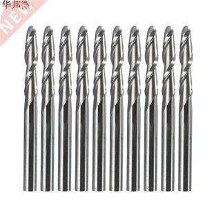 Carbide 10pcs Ball Mills Inch End Shank Nose Flutes