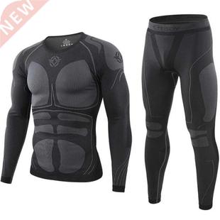 Seamless tight tactical thermal underwear men Outdoor sports
