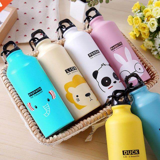 Travel Sport Water Kids Cartoon Stainless Steel Thermos Cup