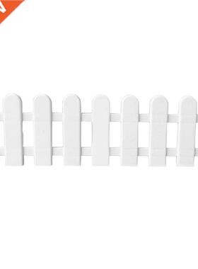 1Pc 50x13cm White Plastic Tree Fence Courtyard Indoor Garden