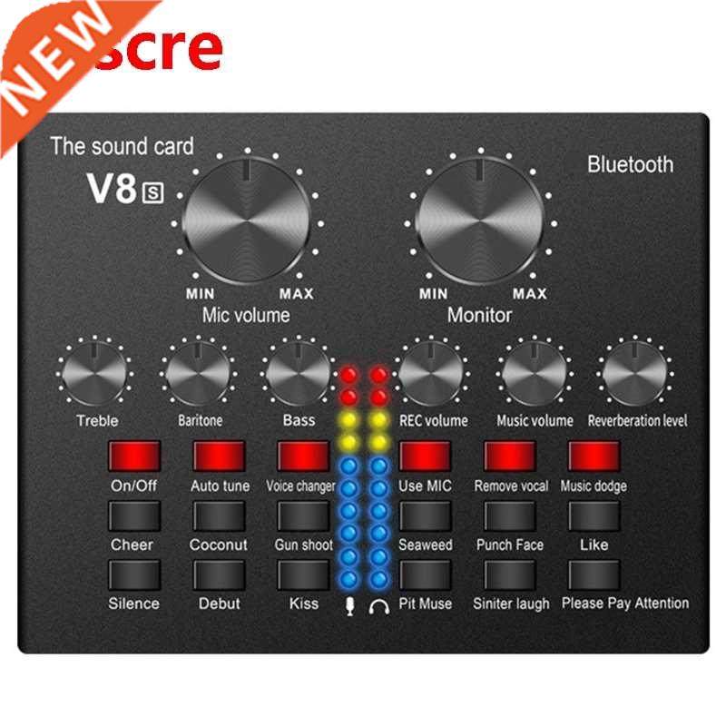 V8S Live External Bluetooth Sound Card SmartPhone Voice Chan