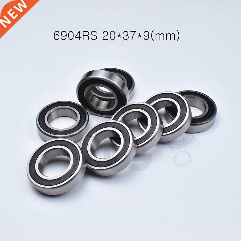 10pcs 6904RS 20*37*9(mm) chrome eel rubber Sealed High sp