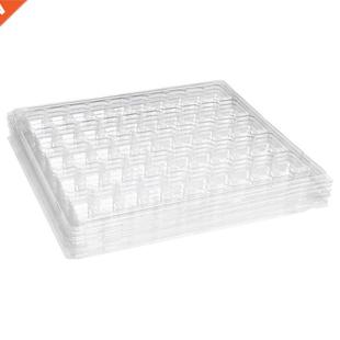 Clear PET Closeable French Macaron Storage Trays - Holds 50