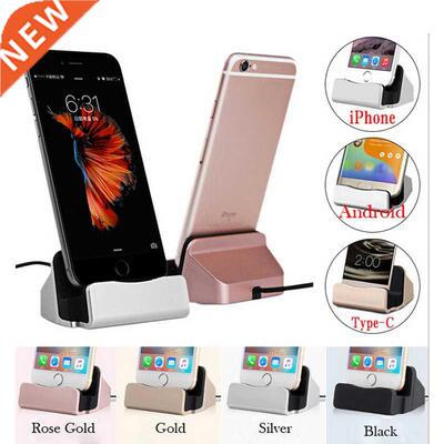 For iPhone X 8 7 6 USB Cable Sync Cradle Charger Base For Xi