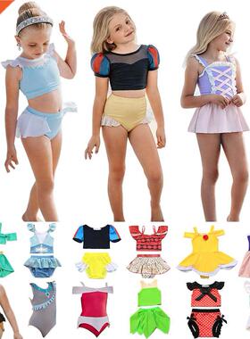 Princess Swimsuit Girls Swimming Outfit One Piece Toddler Ki